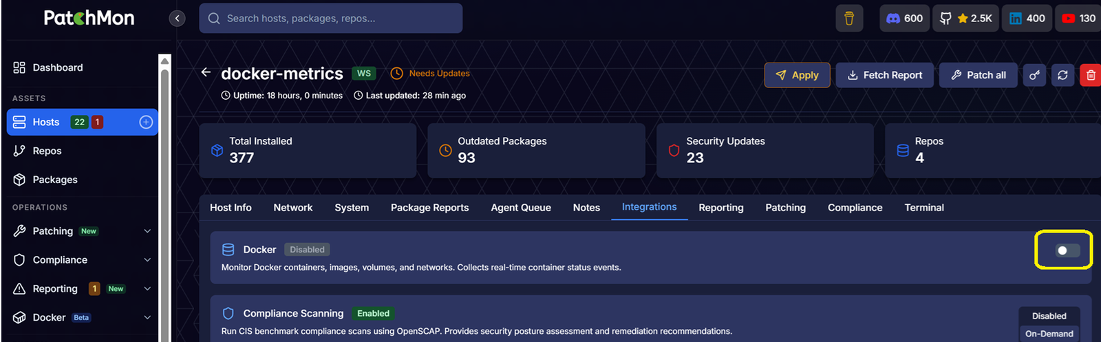 10 step 5 docker hosts groups