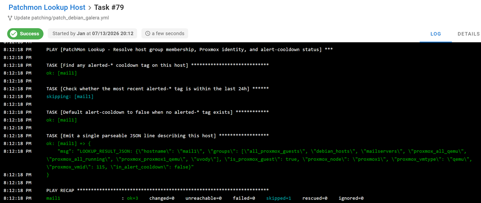 11 step 7 run run auto patching