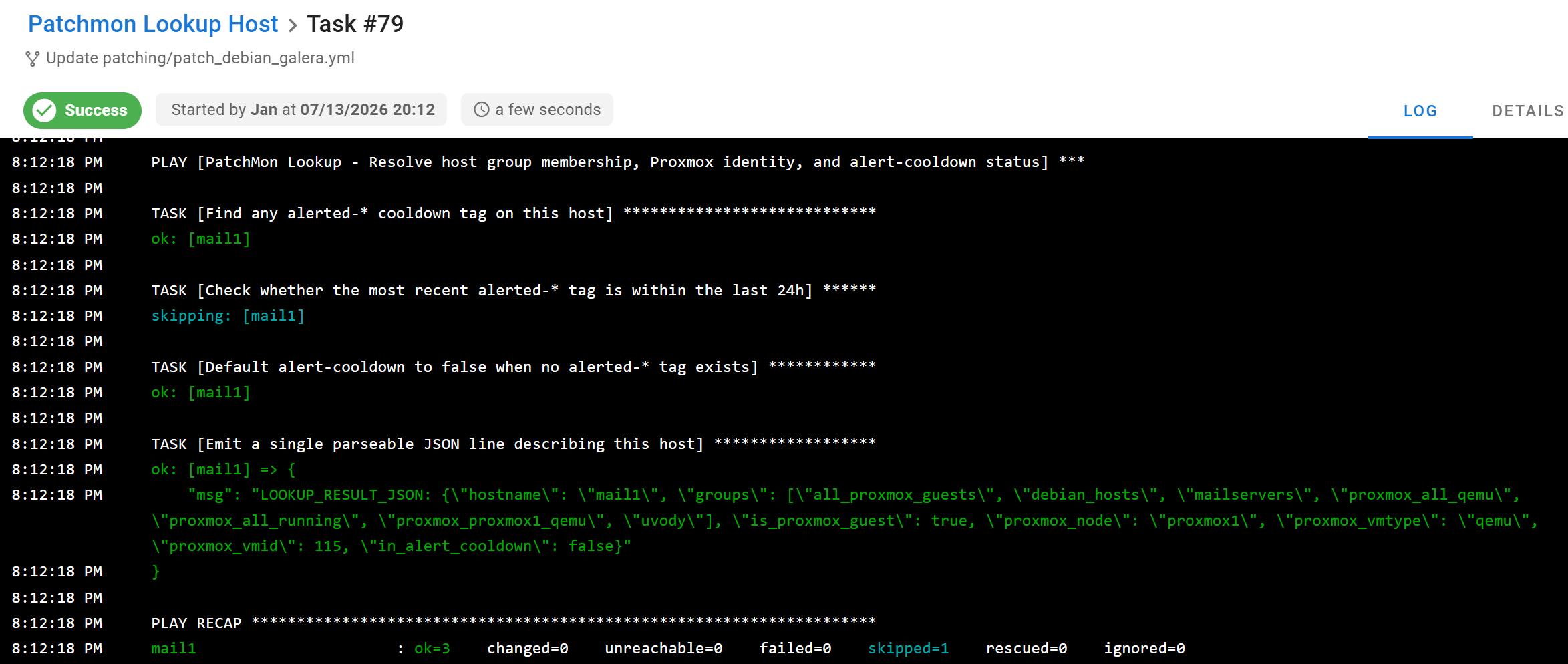 11 step 7 run run auto patching