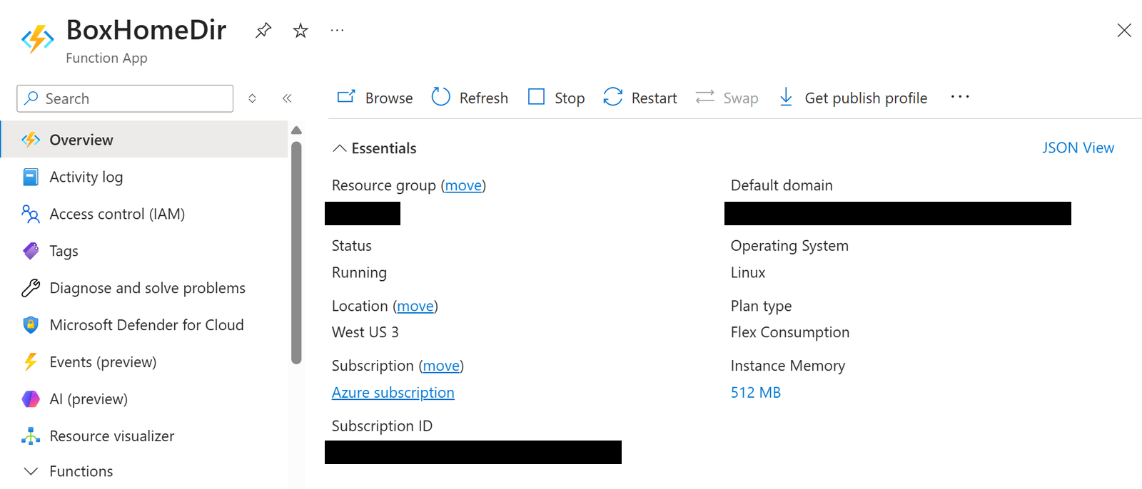 Azure Function app overview