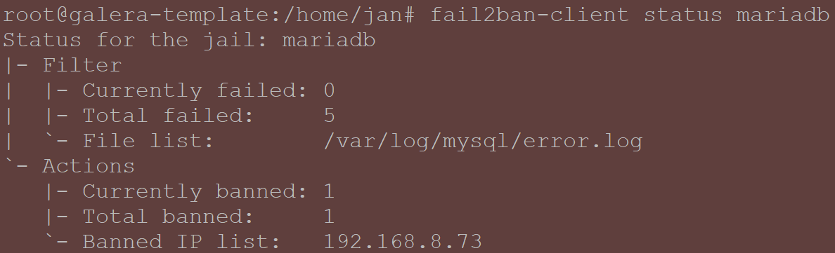 7 configure fail2ban