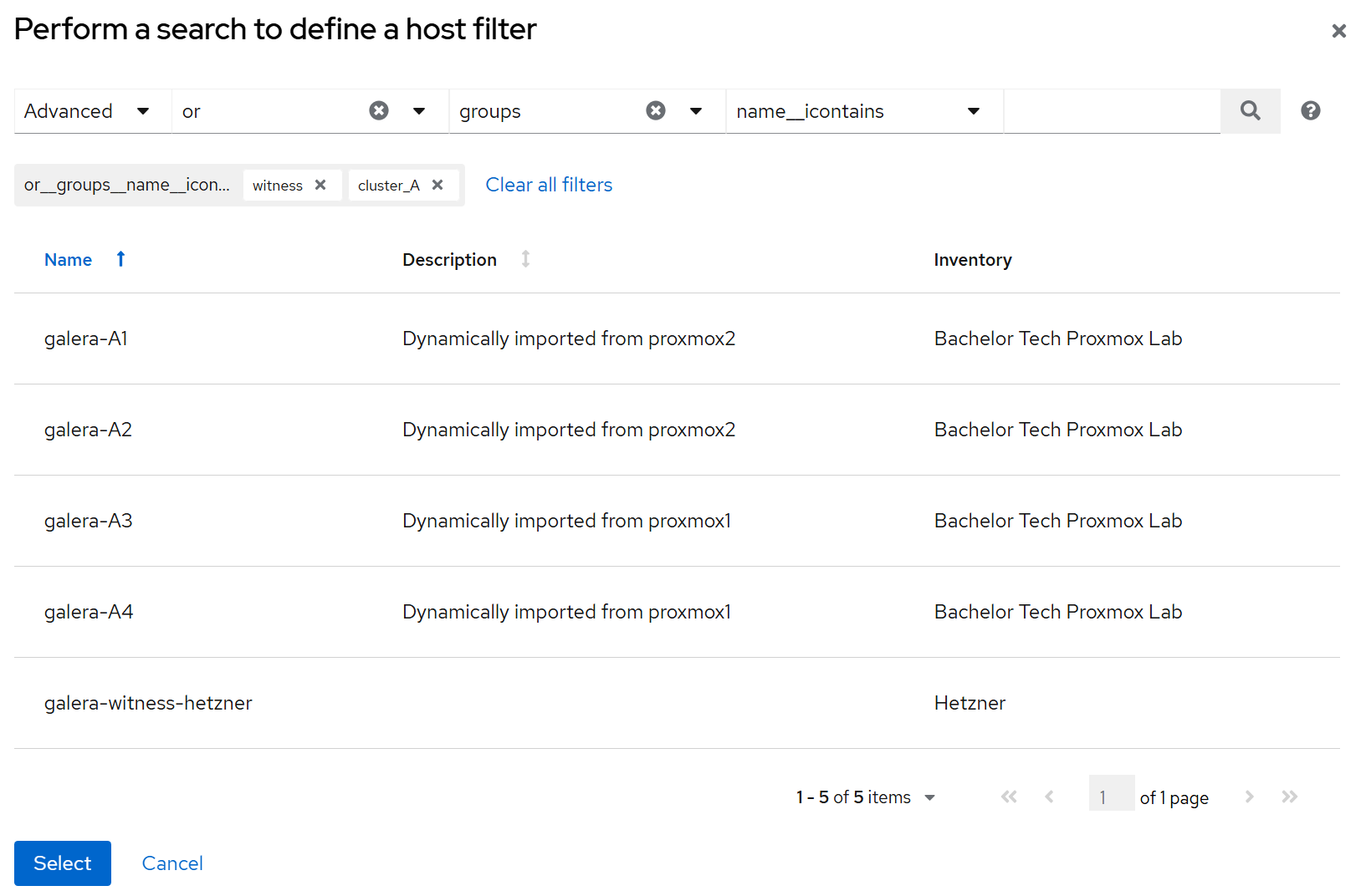 1 create the galera config to