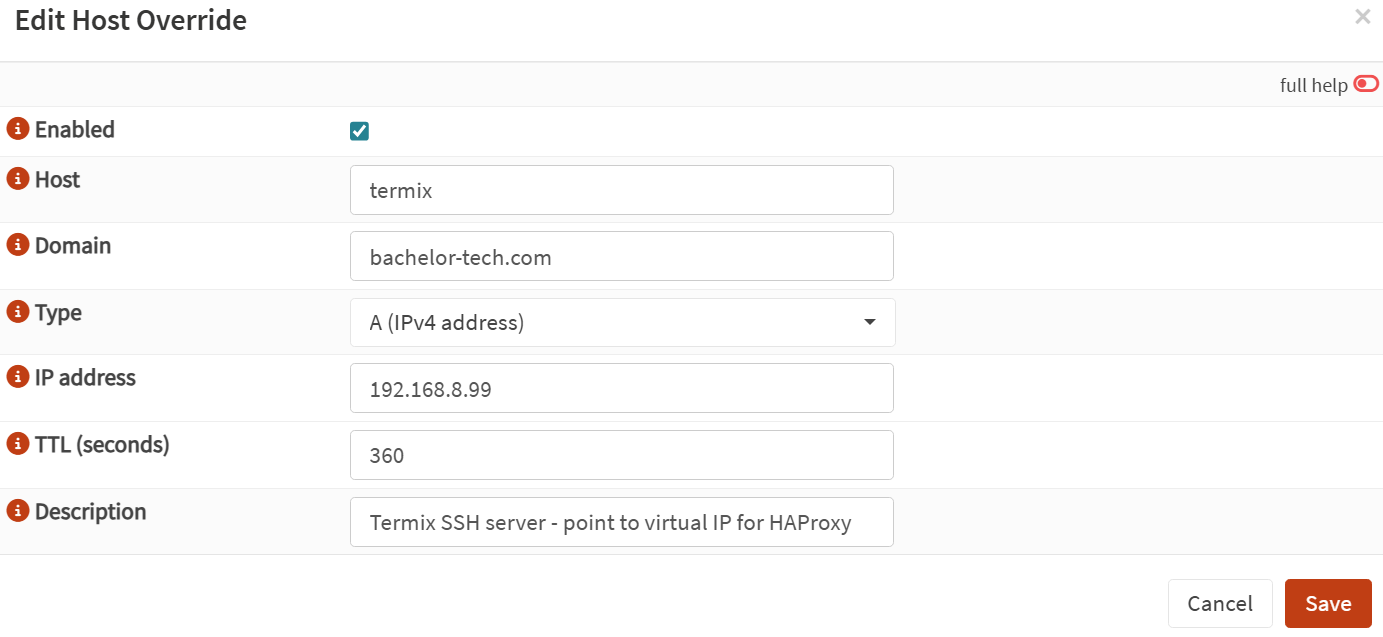1 4 opnsense virtual ip dns
