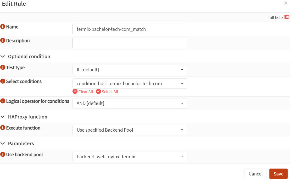 5 create a condition rule