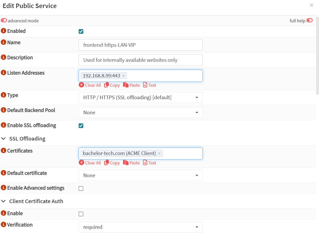 6 update the front end service