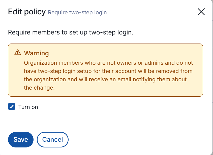25 set up userorg policies
