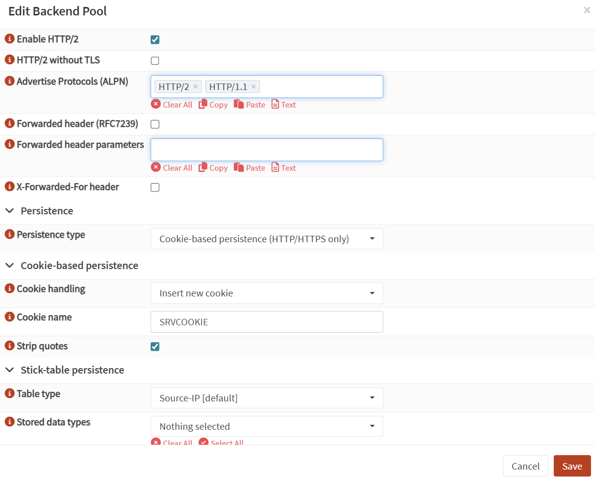 6 update your back end pool