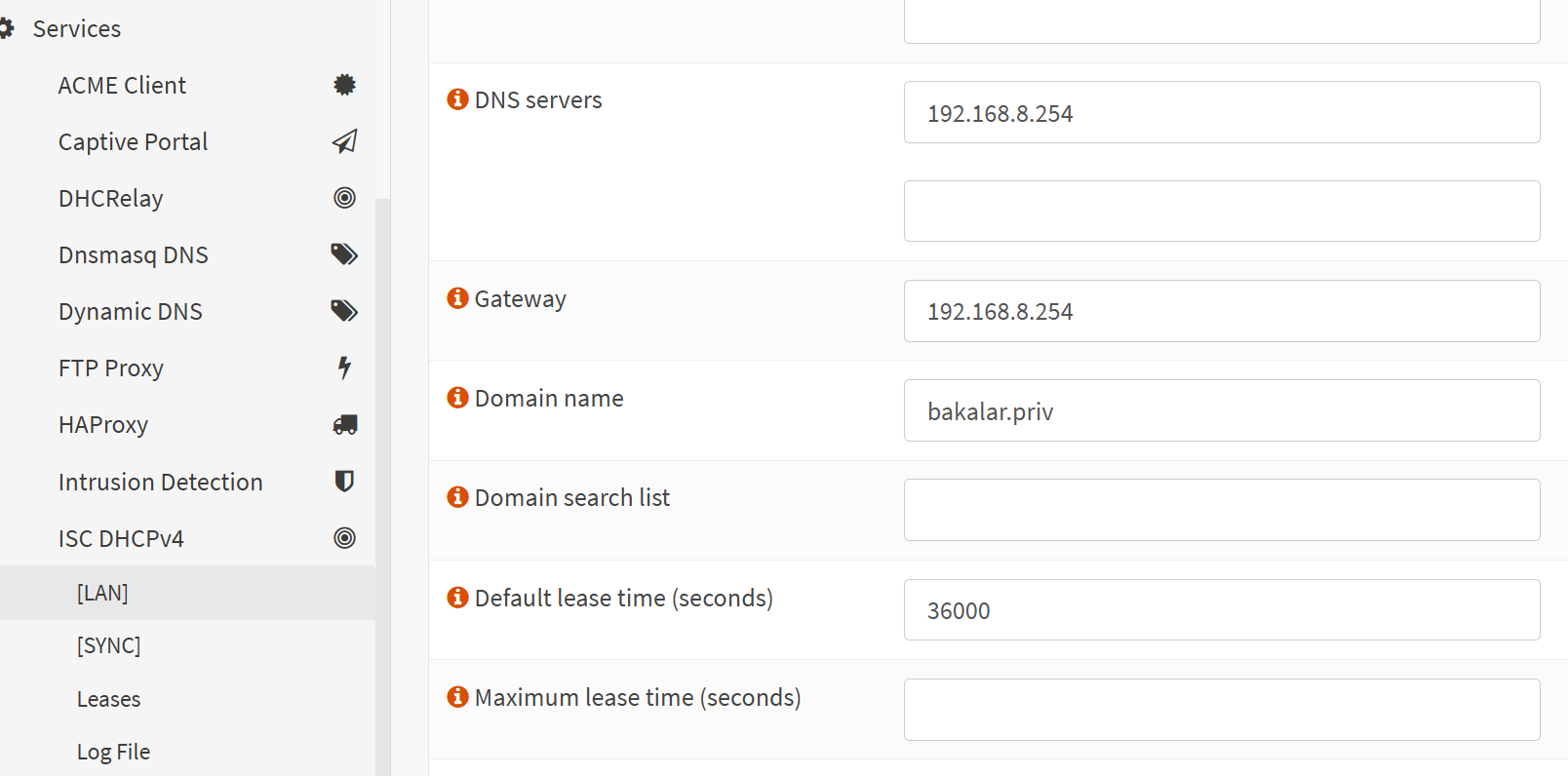 24 configure carp on lan wan