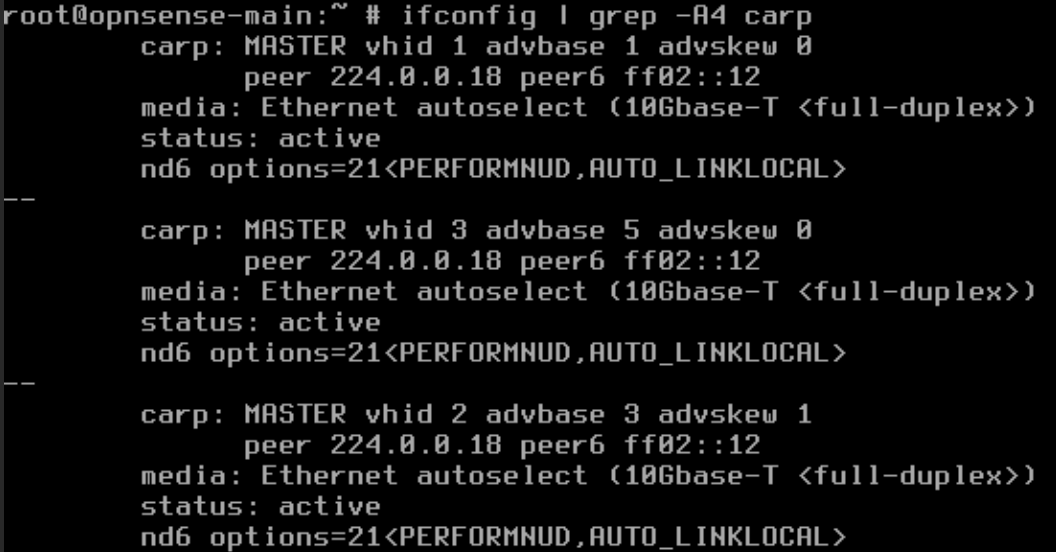 44 verify carp functionality on