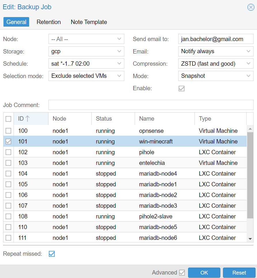 12 mount storage on proxmox set