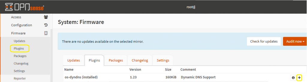 opnsense dynamic dns