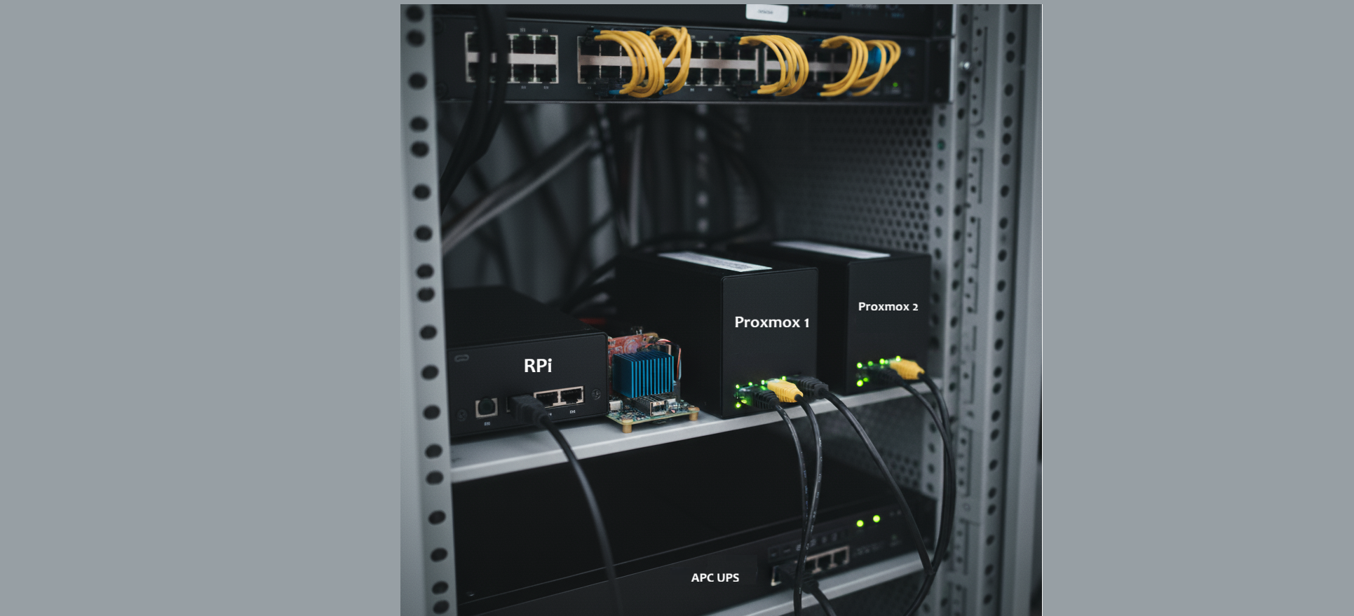 Connect your APC UPS to your Raspberry Pi to automate graceful shutdown of your Proxmox hosts.