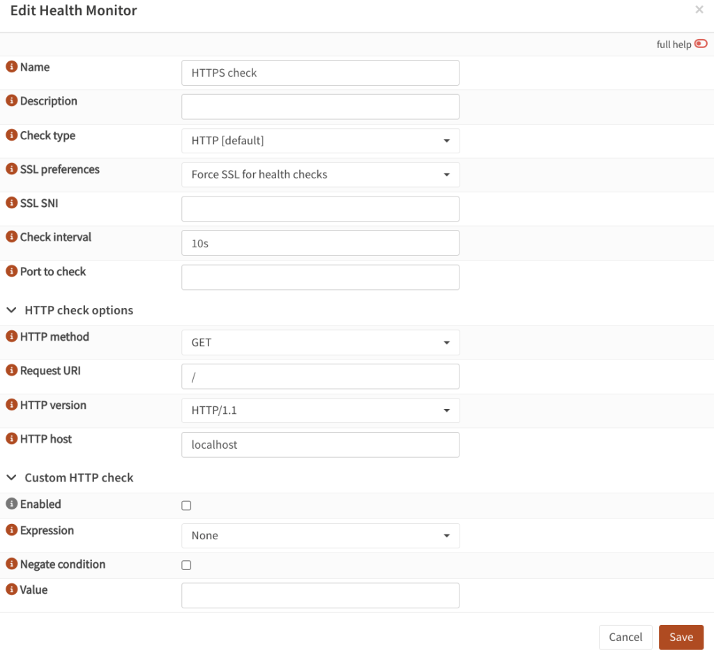 Create a health check for your Proxmox cluster to spot if a host on the virtual IP is down.